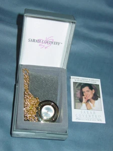 Vintage Sarah Coventry Rotating Pendant Watch Necklace - Picture 1 of 4