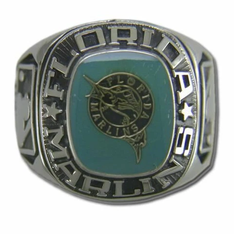Florida Marlins Classic Silvertone MLB Ring Cover