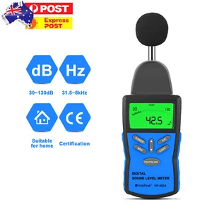 Sound Level Meter Digital Noise Test Decibel Measurement 30-130DB AC DC Analog - Picture 1 of 11