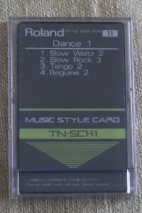 ROLAND TN SC1-11 DANCE 1 MUSIC STYLE EXPANSION DATA CARD FOR VINTAGE 90'S SOUNDS - Picture 1 of 6