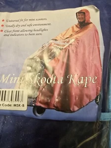 Waterproof Mobility Scooter Cape Kozee Skoota Kape Blue - NEW - Picture 1 of 3