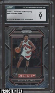 2022-23 Panini Prizm Monopoly #84 Scottie Barnes Toronto Raptors CGC 9 MINT - Picture 1 of 1