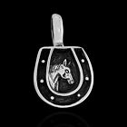Sterling Silver Lucky Horse Shoe Pendant