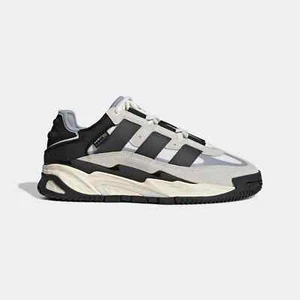 Zapatos de niteball para hombre Adidas Originals en gris y negro entrenadores - Imagen 1 de 8
