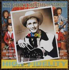 ARNOLD PARKER signed 8x10 w/ Nate Gibson & the Stars of Starday 2xLP FREE SHIP