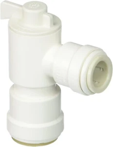 Watt Push To Connect Messing & Rohr PVC Rohr 1/2" x 3/8" CTS Eckventil P-678 - Bild 1 von 2