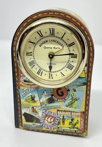 Roger Lascelles Desk Clock French Theme For Repair Cover
