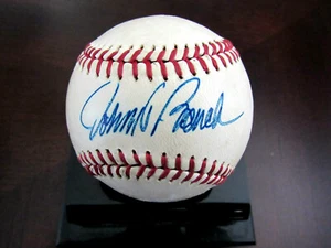 JOHNNY BENCH CINCINNATI REDS HOF SIGNED AUTO SPALDING FEENEY ONL BASEBALL JSA - Picture 1 of 3