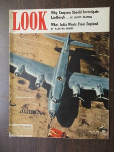 LOOK MAGAZINE AUGUST 12, 1941 MAHATMA GHANDI WHAT INDIA WANTS FROM ENGLAND WWII - Picture 1 of 2