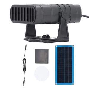 Solar Panel Plus Heater With Battery Compartment Convenient Pet House Heater - Picture 1 of 9