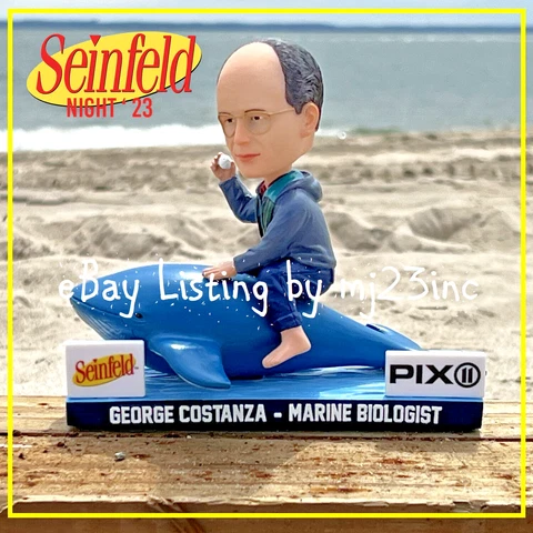 2023 SEINFELD GEORGE COSTANZA MARINE BIOLOGIST BOBBLEHEAD BROOKLYN CYCLONES SGA Cover
