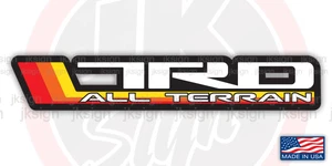 All Terrain BEDSIDE Decal FITS on TOYOTA TRD Tacoma Tundra FJ Cruiser 4 Runner - Picture 1 of 6