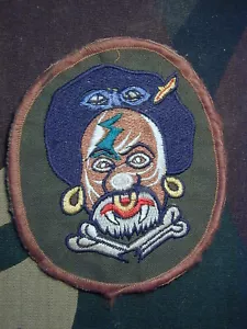 "Headhunters"" de la USAF Insignia 80o Escuadrón de Combate de la Era de Vietnam parche de teatro hecho - Imagen 1 de 10