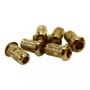 Hosco HK-TFG Saitenbuchse, 6er Set, Gold - Bild 1 von 2