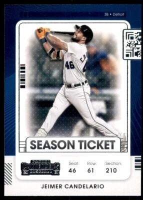2021 Panini Contenders #78 Jeimer Candelario - Image 1 of 2