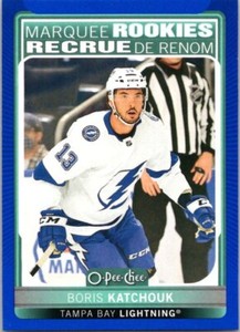 2021 UD OPC O-Pee-Chee Update Blue Border #630 Boris Katchouk Marquee RC Rookie