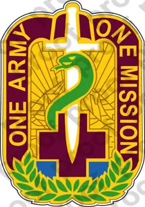 AUFKLEBER US ARMY UNIT 48th Combat Support Hospital - Bild 1 von 1