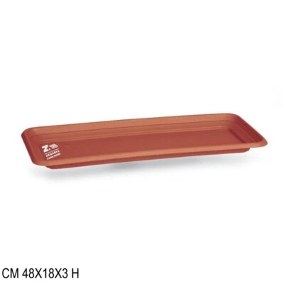 VECA SOTTOCASSETTA SOTTOVASO IN PLASTICA RETTANGOLARE PER CASSETTA CAMPANA CM 50