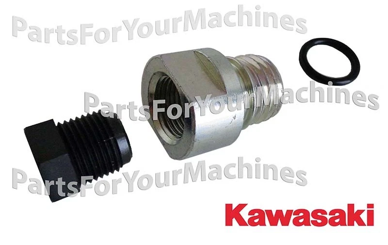 OIL DRAIN,JOINT ASSY,KAWASAKI FH721V, FR691V, FS481V,FS600X,FX MODELS,12D6-11D28 - Image 1 of 1