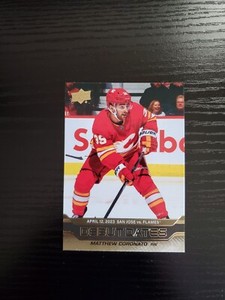 Matthew Coronato - 2023-24 Upper Deck Series 1 Debut Dates #DD-11 - GOLD SP