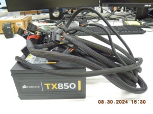 Corsair TX850 850Watt 80 Plug Bronze AC Power Supply Model No. 75-001311 - Picture 1 of 9