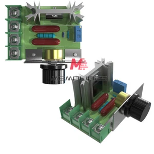 220V 2000W Speed Controller SCR Voltage Regulator Dimming Dimmers Thermostat - Picture 1 of 10
