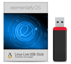elementary OS Linux Betriebssystem auf 32 GB USB 3.0 Stick - Bild 1 von 6