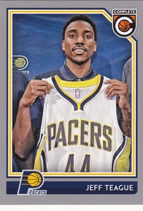 TARJETA PARALELA COMPLETA JEFF TEAGUE INDIANA PACERS 2016-17 PANINI PLATEADA #244 - Imagen 1 de 1