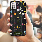 Blossom Personalised Name Case For Motorola G62 G24 G84 G73 Silicone Phone Cover