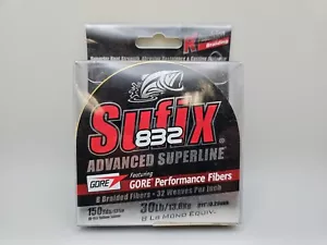Sufix 832 Advanced Superline Hi Vis Yellow 150yd 30lb Test Fishing Line 660-030Y - Picture 1 of 5