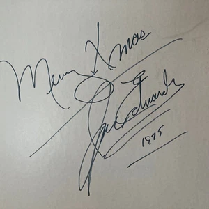 JACK EDWARDS SIGNED U.S. CONGRESS REPRESENTATIVE ALABAMA AUTOGRAPH ALBUM COVER - Picture 1 of 2