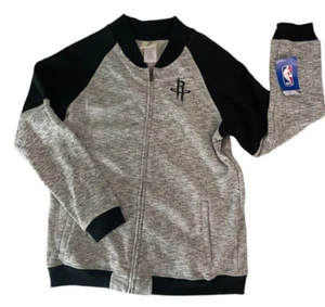 NBA Outerstuff Houston Rockets Youth LARGE 14-16 Full Zip Knit Bomber Jacket - Picture 1 of 10