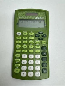 Texas Instruments TI-30X IIS Wissenschaftlicher Taschenrechner Solar Olivgrün - Bild 1 von 2