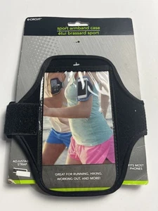 Étui de brassard sport E-circuit, sangle réglable, bleu convient à la plupart des téléphones - Photo 1 sur 6