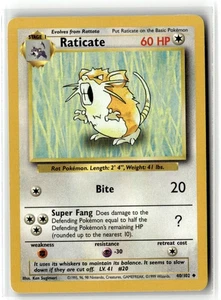 Base Set #040/102 Raticate - Bild 1 von 2