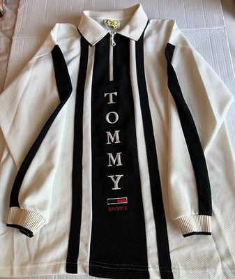 Pullover deportivo vintage IIXi.C "Tommy" EE. UU. manga larga años 90 cremallera frontal grande Foto 1 de 4
