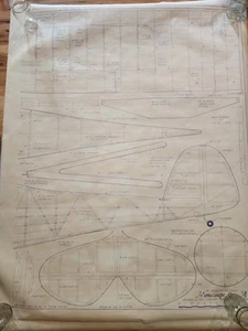 Monocoupe 90-A 1/4 Stand-off R/C Scale Plans by Tony Lombardo - Bild 1 von 2