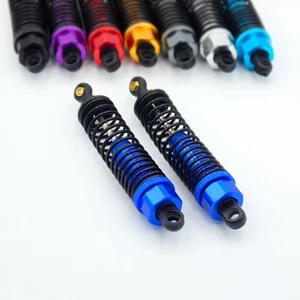 2x RC Stoßdämpfer FEDERUNG ALU 95/88mm 1:10 1:12 einstellbar rot blau schwarz - Bild 1 von 9