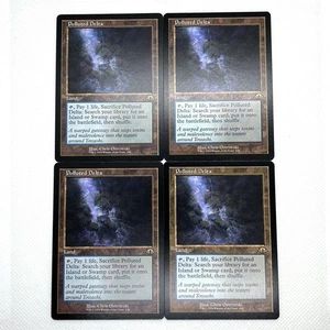Polluted Delta Old Frame English Set Of 4 Mtg - Picture 1 of 6