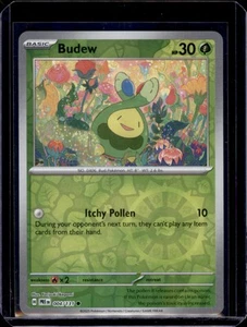 Budew SV: Prismatic Evolutions Pokemon 004/131 Reverse Holo NM+ - Picture 1 of 2