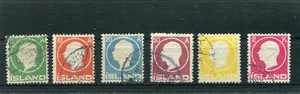 Island, Iceland, König Frederik VIII, Mi.-Nr. 69/74 gestempelt - Bild 1 von 1