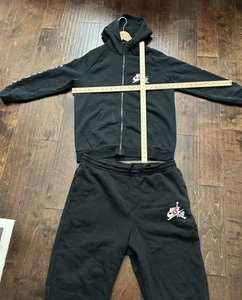 Jordan Jumpman Classics Fleece Sweatsuit XL. Back Hoodie And Pants Set. - Picture 1 of 7