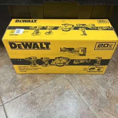 DEWALT 20V Max Lithium-Ion Brushless Cordless 6 Tool Combo Kit (DCK675D2) - Image 1 of 4