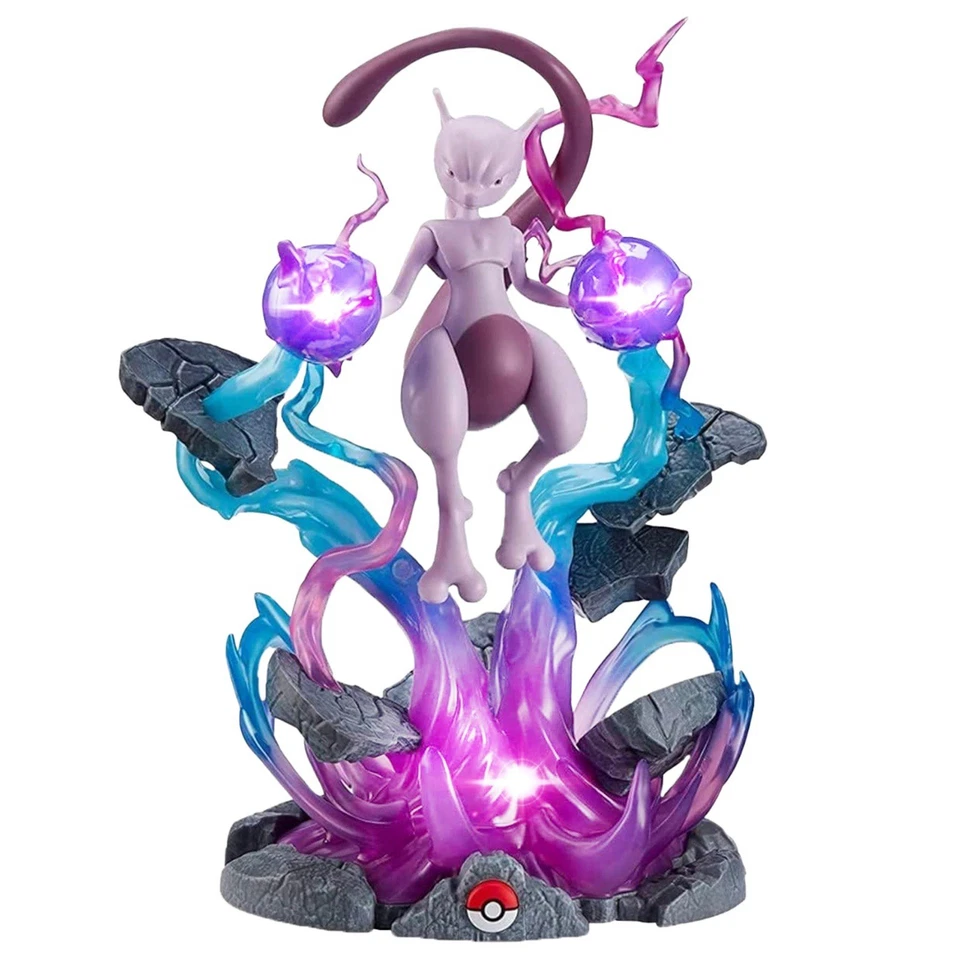 Figura LED Coleccionista Jazwares Pokemon Deluxe 13" Mewtwo - PKW0082 Foto 1 de 1