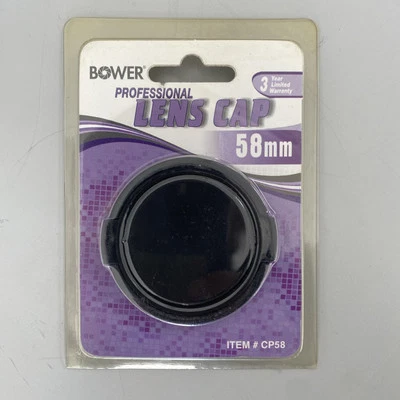 Bower 58mm Professional Snap-On Lens Cap No. CP58 - Image 1 of 2