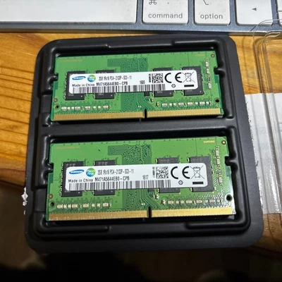 SAMSUNG 4GB (2GB X2) 1RX16 PC4-2133P-SC0-11 M471A5644EB0-CPB RAM - Image 1 of 4