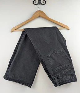 Old Navy Boys Jeans Size 10 Black Denim Straight Leg 100% Cotton Dark Wash Pants - Picture 1 of 4