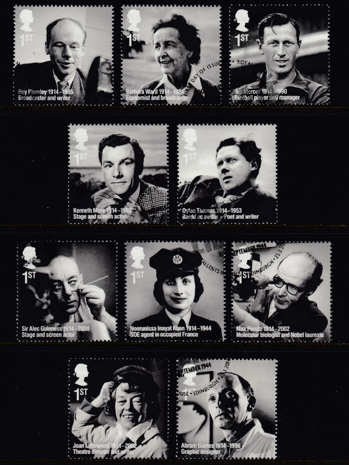 GB 2014 Remarkable Lives set  SG 3579 - 3588   fine used - Image 1 of 1