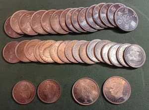 SPAIN - 1980 100 Peseta x17 + 1981 50 Peseta x18 - World Cup '82 - BU lot - Picture 1 of 2