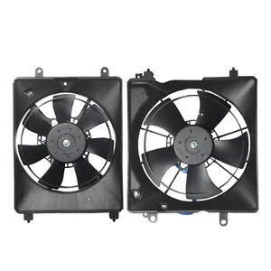 For 2012-2015 Honda Civic Left & Right Radiator Condenser Cooling Fan Assembly - Picture 1 of 10
